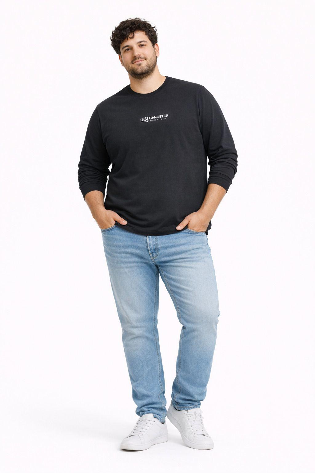 Plus Polera ML Field Negro-0