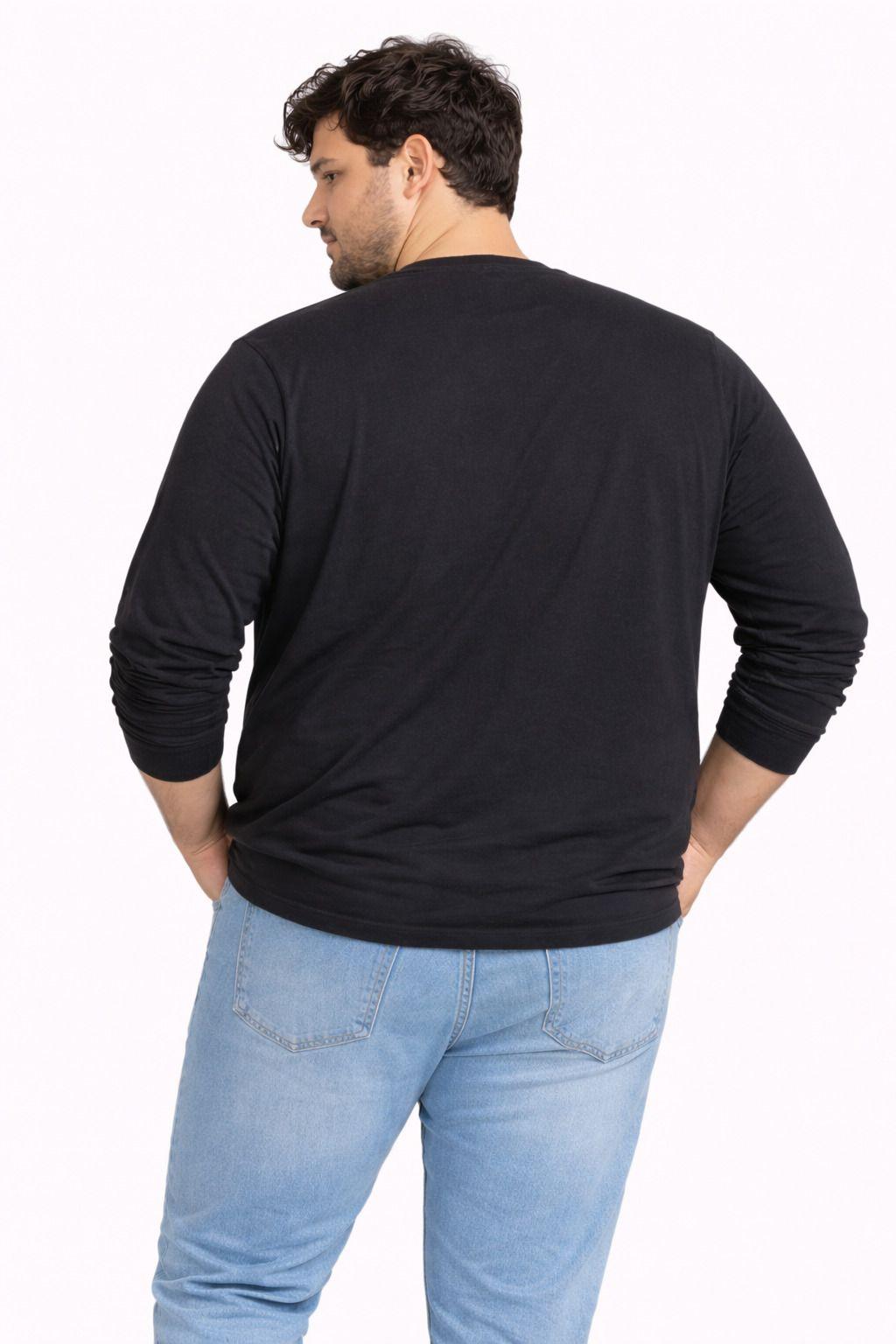 Plus Polera ML Field Negro-1