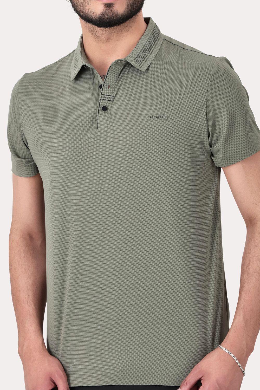Polera Polo Poliamida Columbia Verde-2