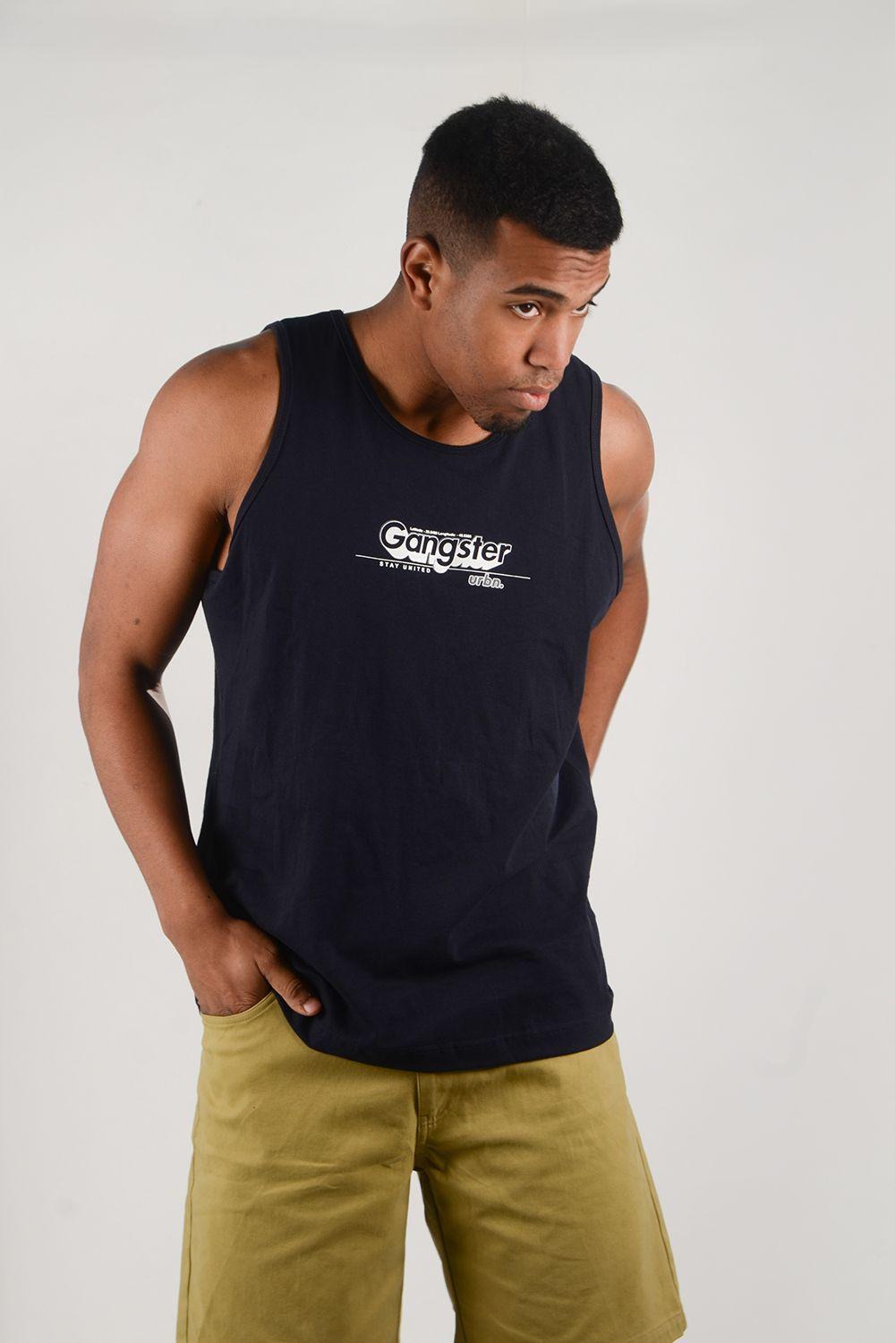 Polera Sm Urbn Azul Gangster-0