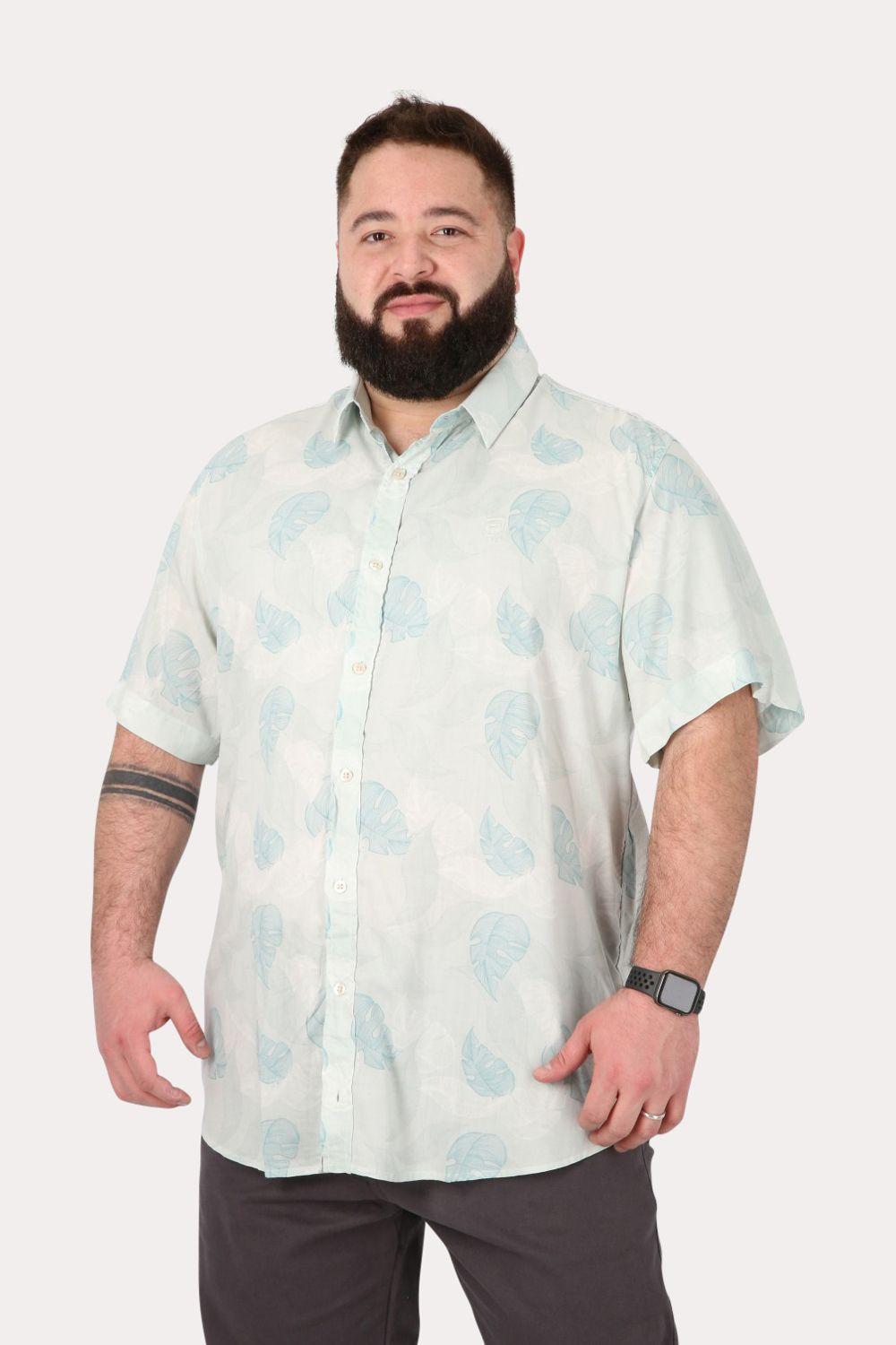 Plus Camisa Mc Nissi Verde Gangster-0