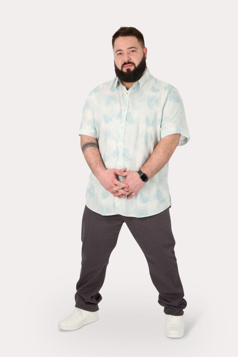 Plus Camisa Mc Nissi Verde Gangster-3