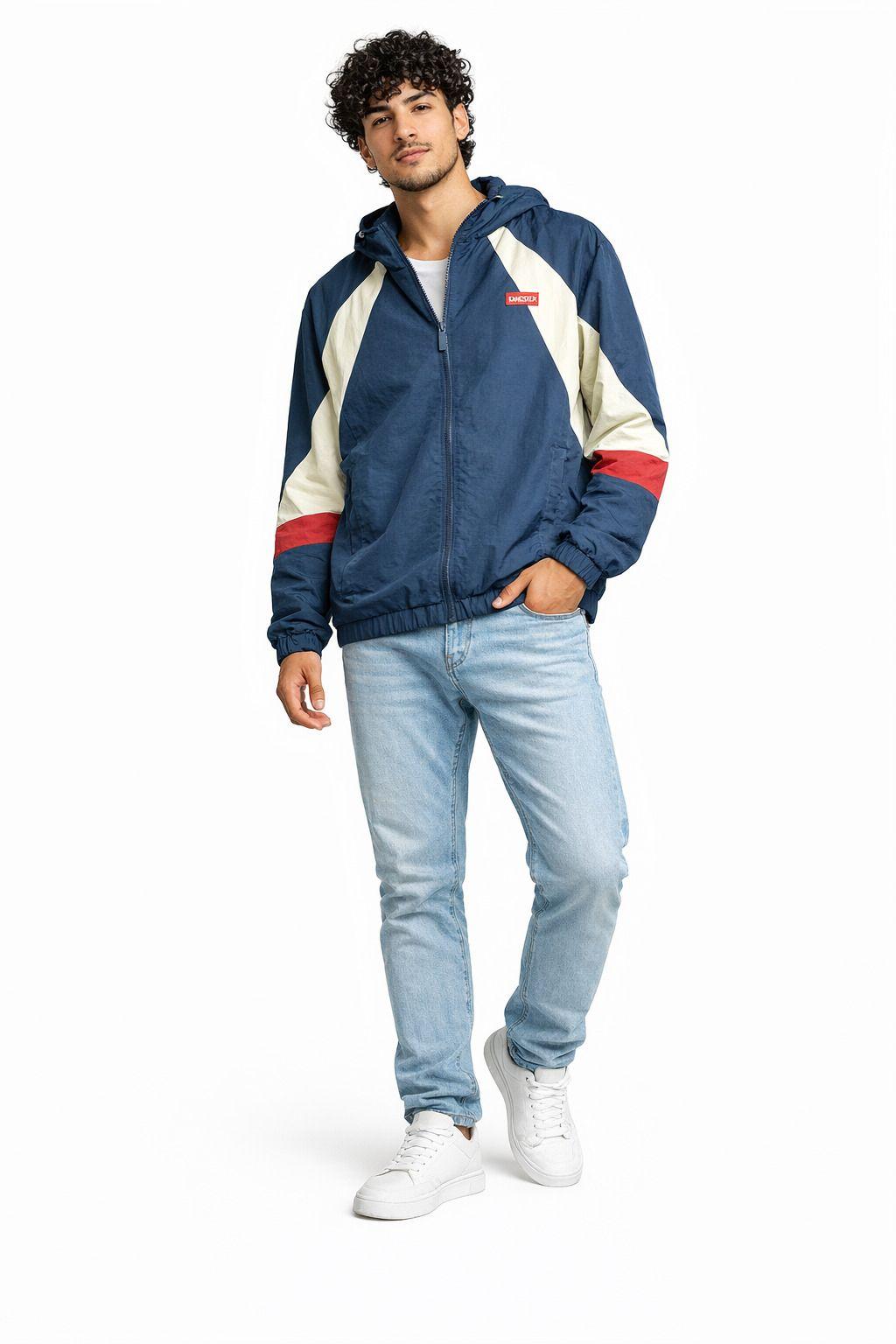 Cortaviento Deportivo Mark Azul Marino-3