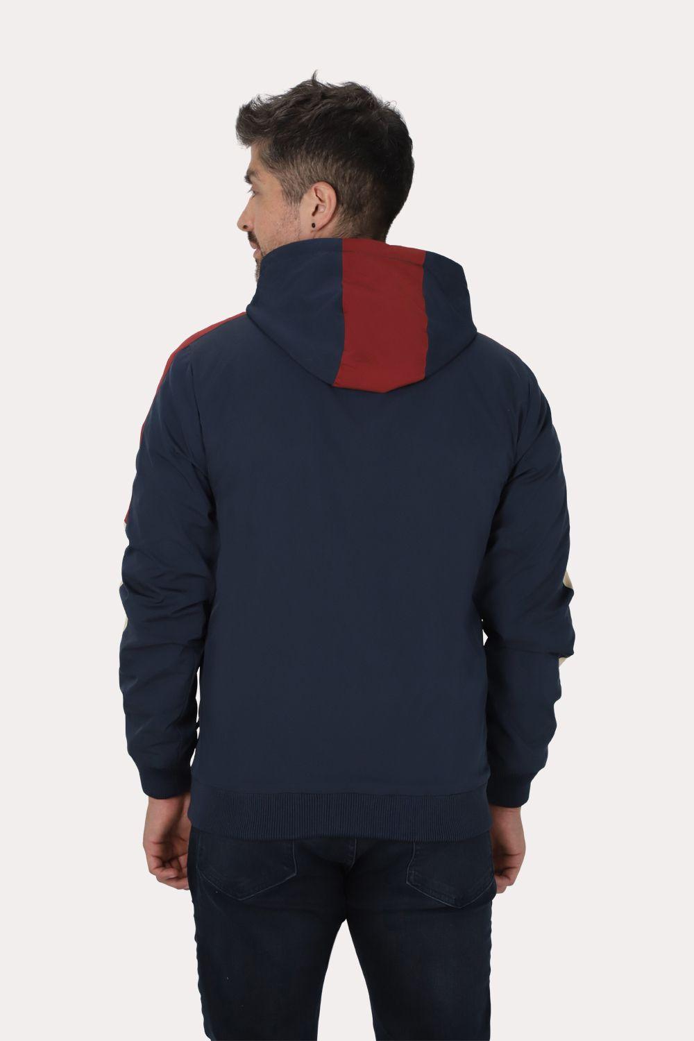 Cortaviento Reversible Twist Azul Marino Gangster-1