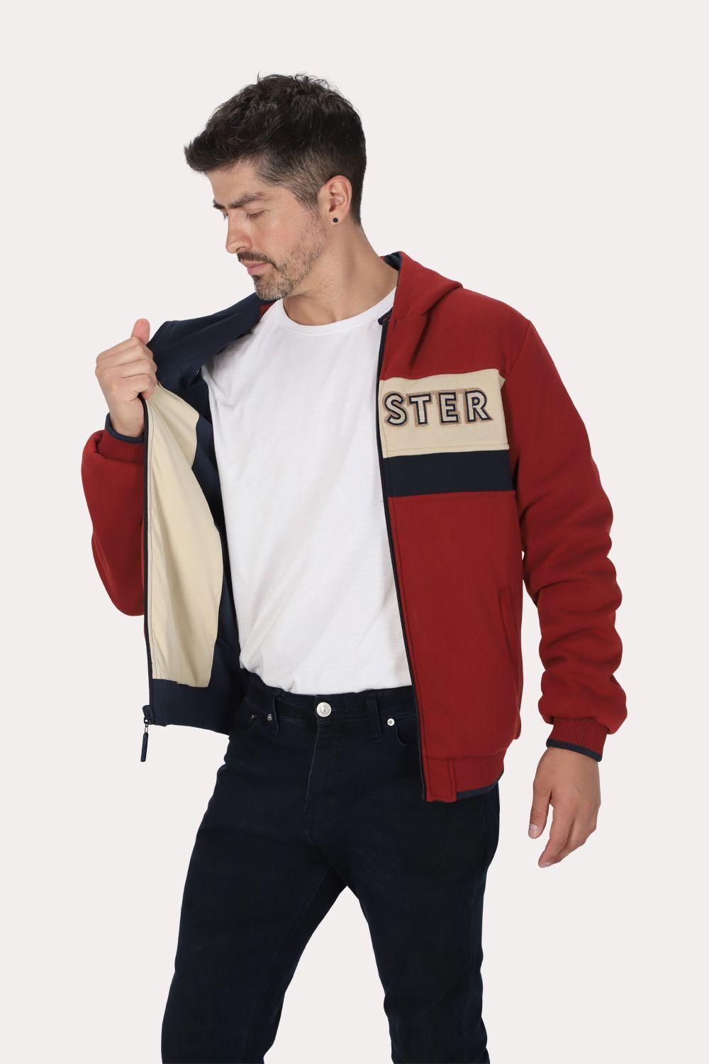 Cortaviento Reversible Twist Azul Marino Gangster-4