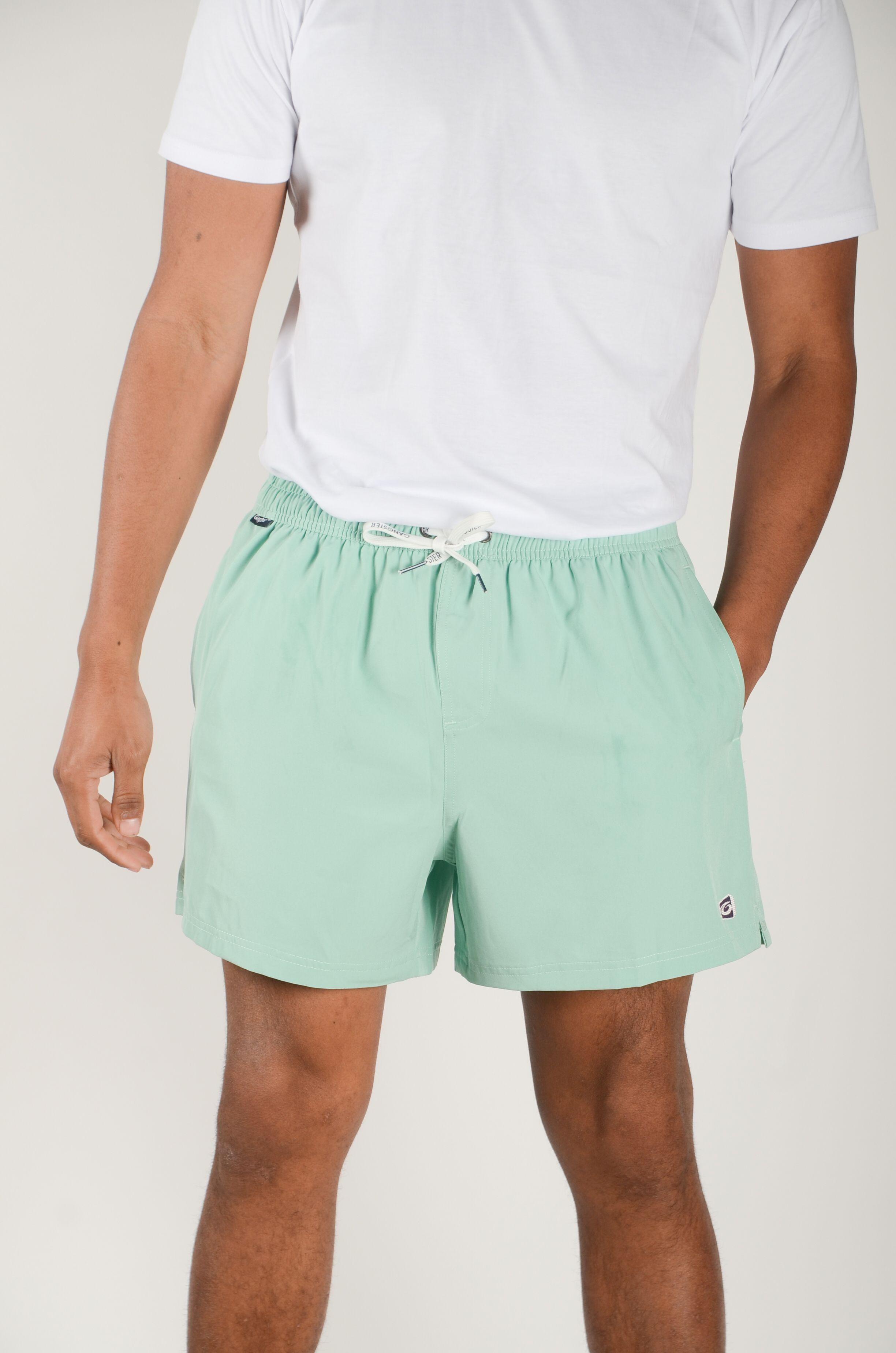 Plus Traje Baño Solid Verde Gangster-2
