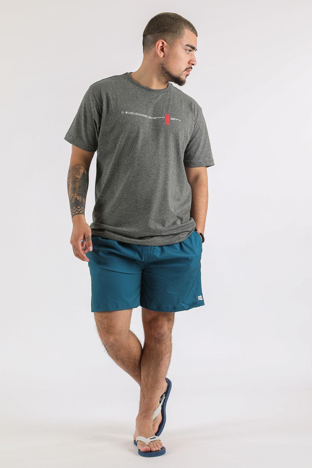 Polera Mc Básica Narrative Gris Gangster-3