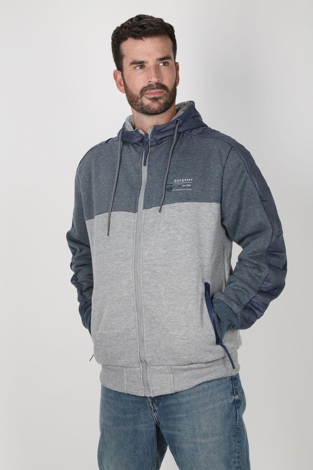 Poleron Full Zipper Toasty Gris Gangster-0