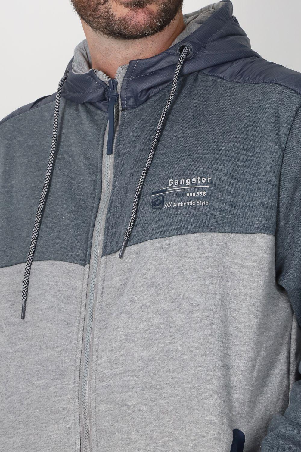 Poleron Full Zipper Toasty Gris Gangster-2