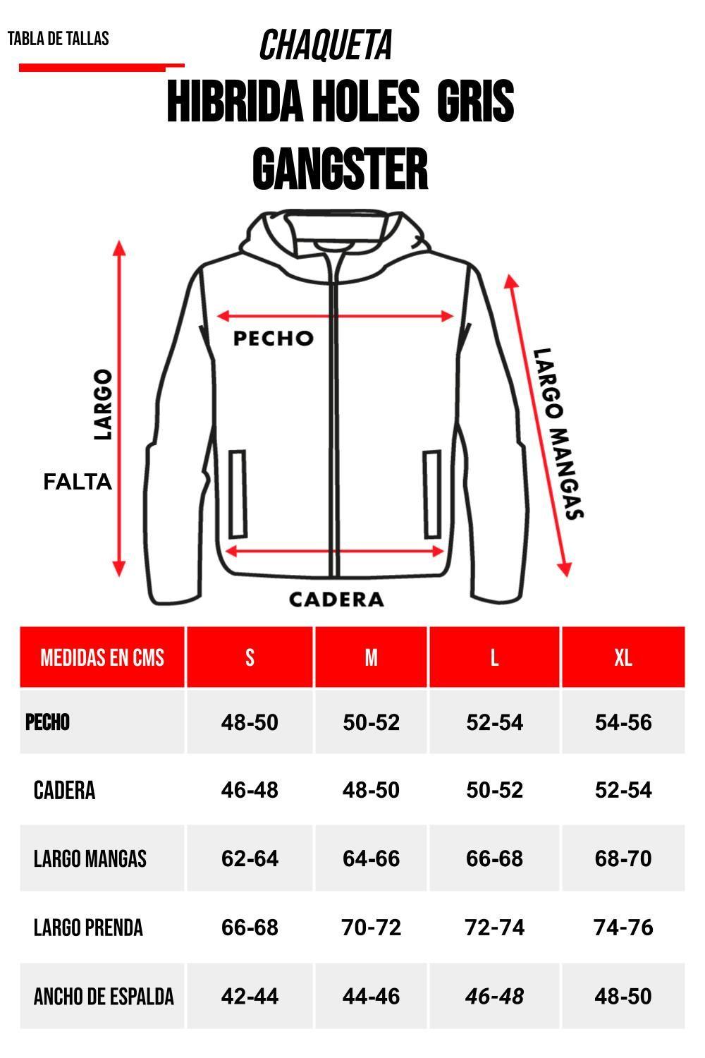 Chaqueta Híbrida Sintesis Gris Gangster-4