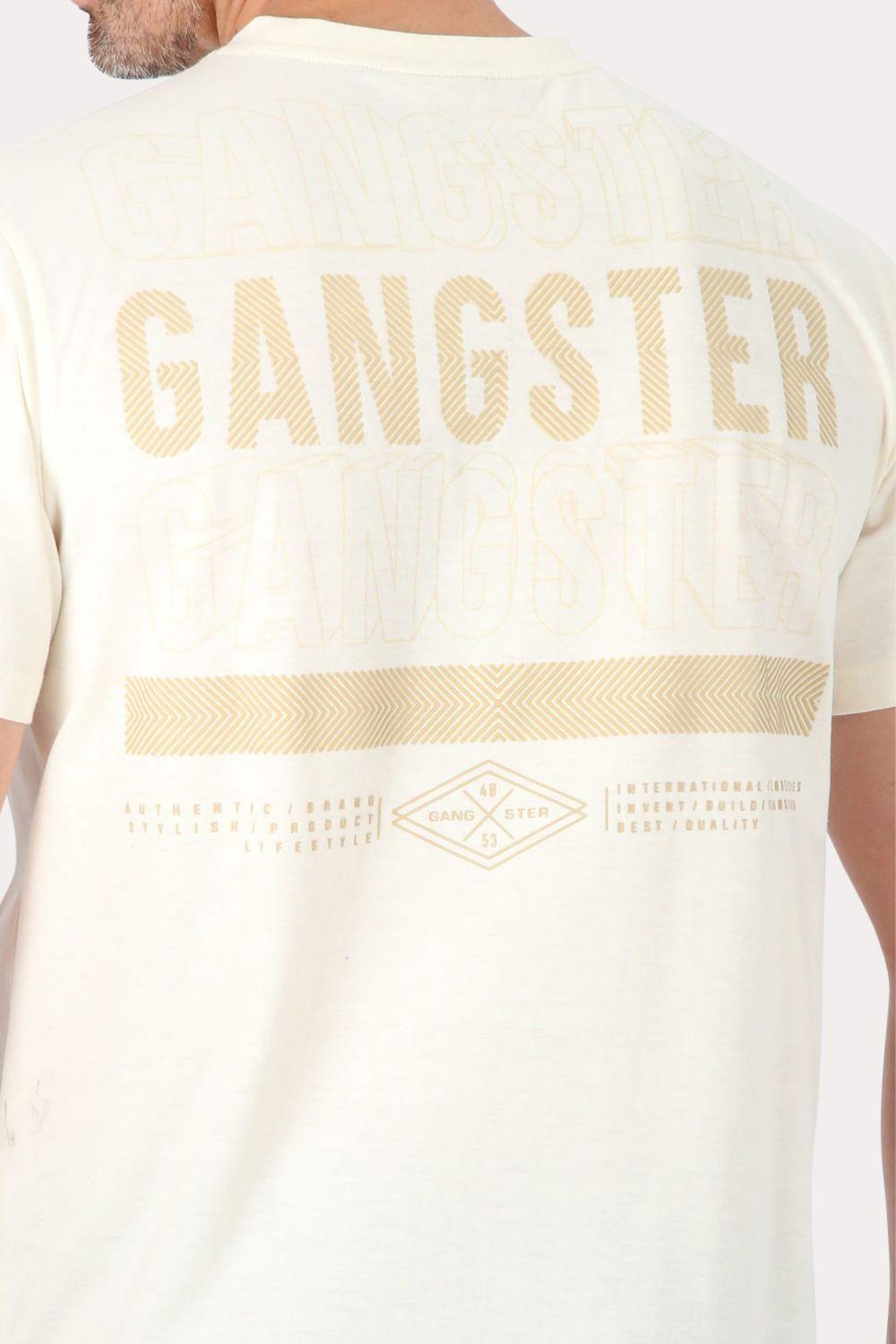 Polera Mc Básica  Arpoa Blanco Gangster-2