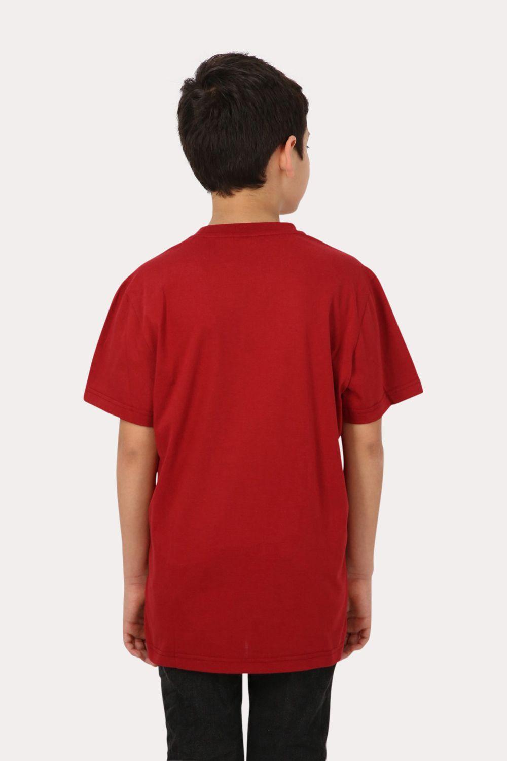 Teen Polera Mc Básica  Saco Rojo Gangster-1