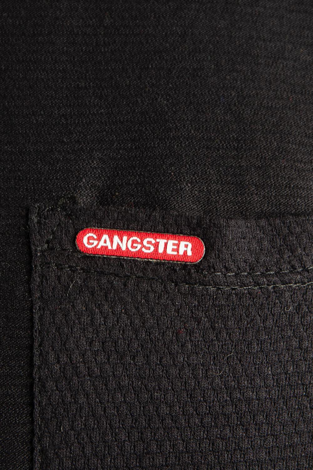 Polera Mc Especial Texture Negro Gangster-2
