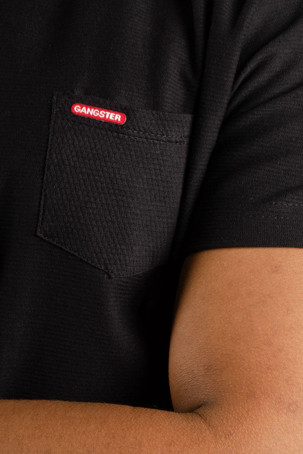 Polera Mc Especial Texture Negro Gangster-3
