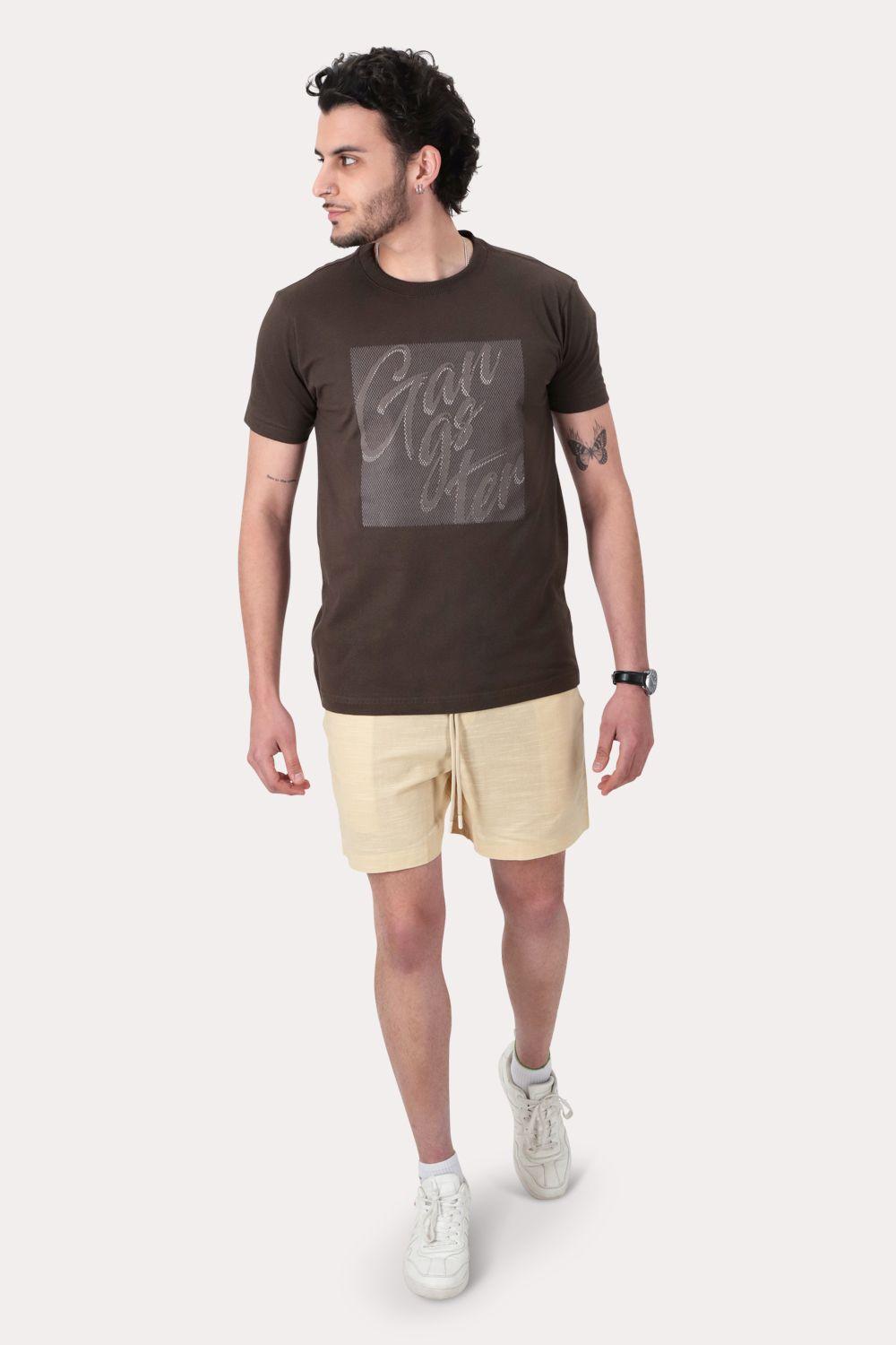 Polera Mc Basica West 4 Café Oscuro-3