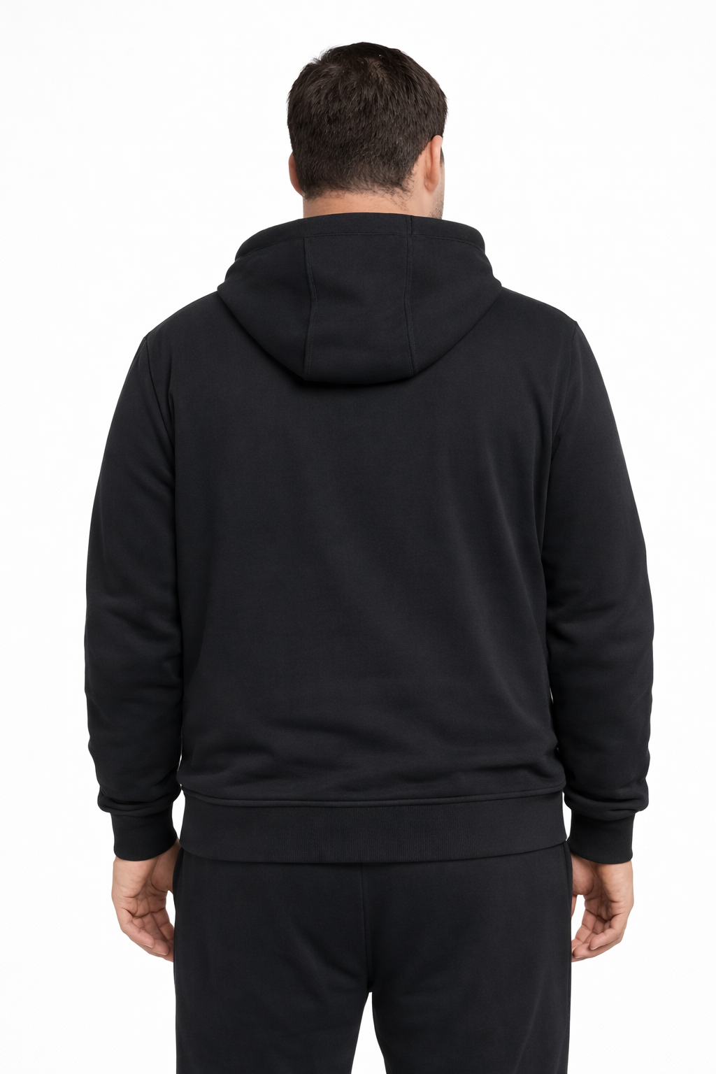 Plus Poleron Fullzipper Loop Negro-1