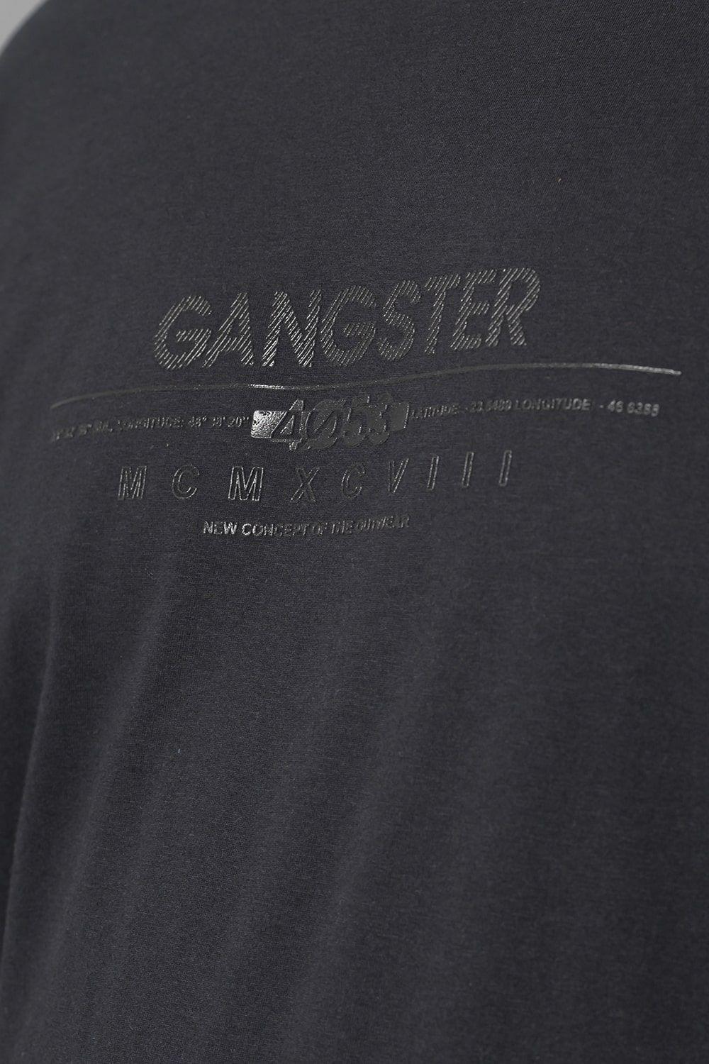 Plus Polera Mc Básica Silber Negro Gangster-2
