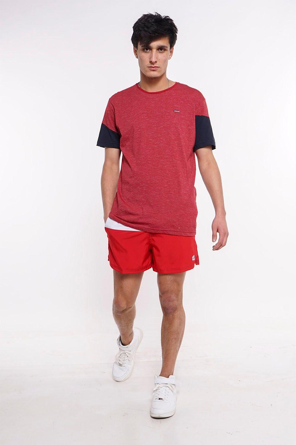 Polera Polo Deshou Roja Gangster-4