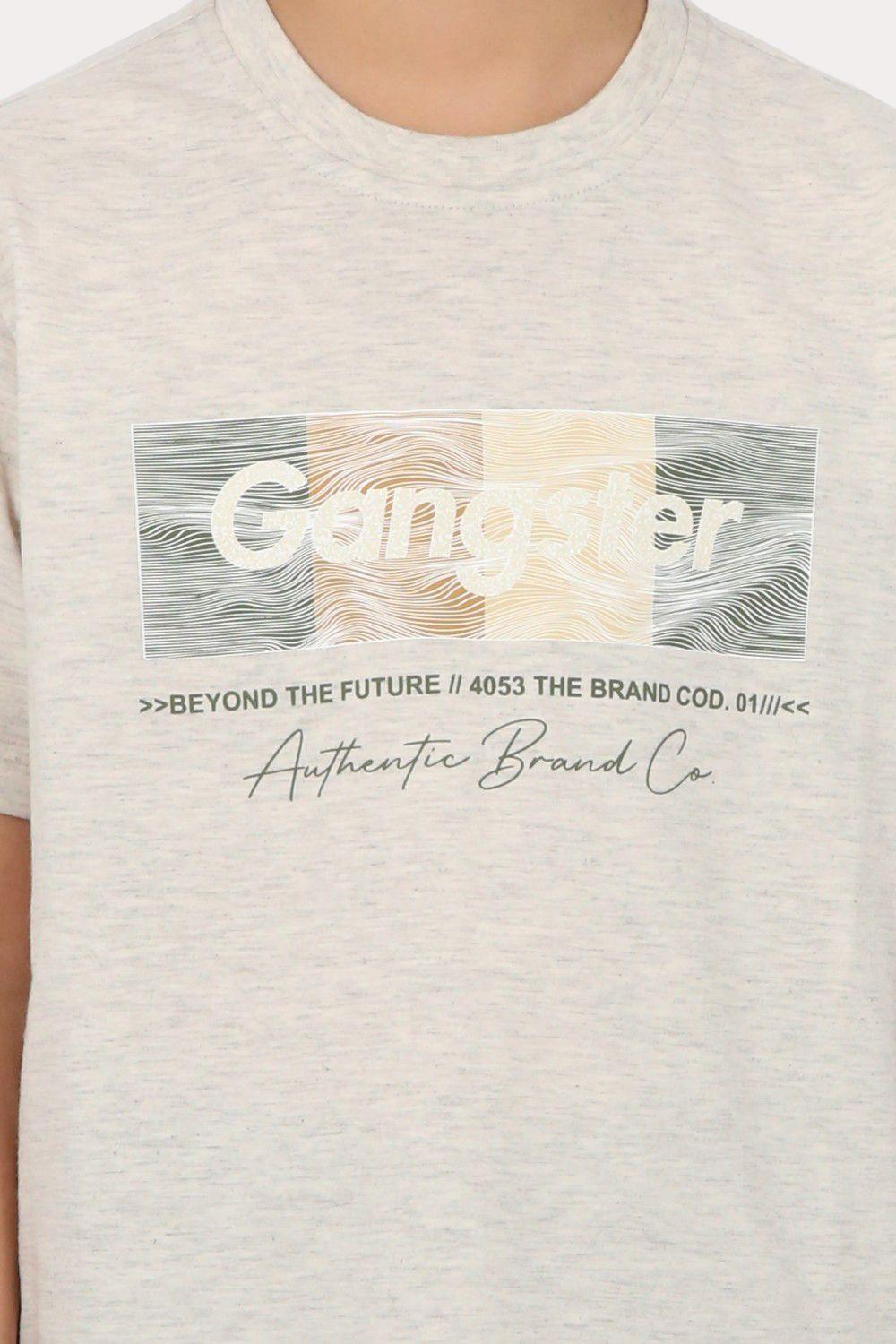Teen Polera Mc Básica  Cumbuco Negro Gangster-2