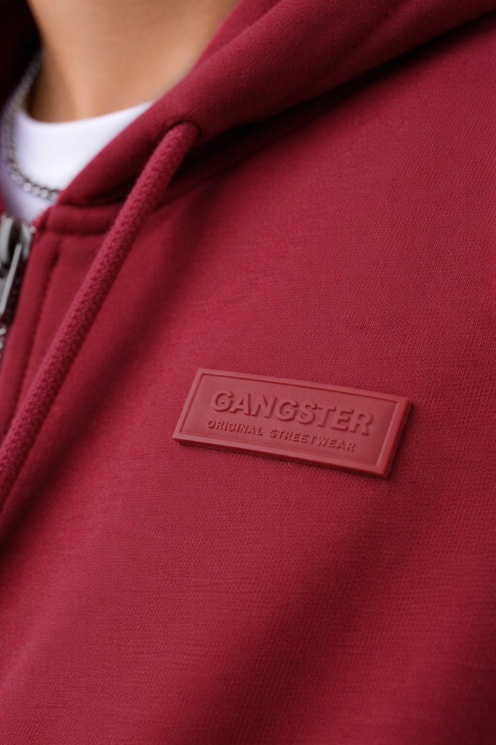 Poleron Fullzipper Passage Rojo-3