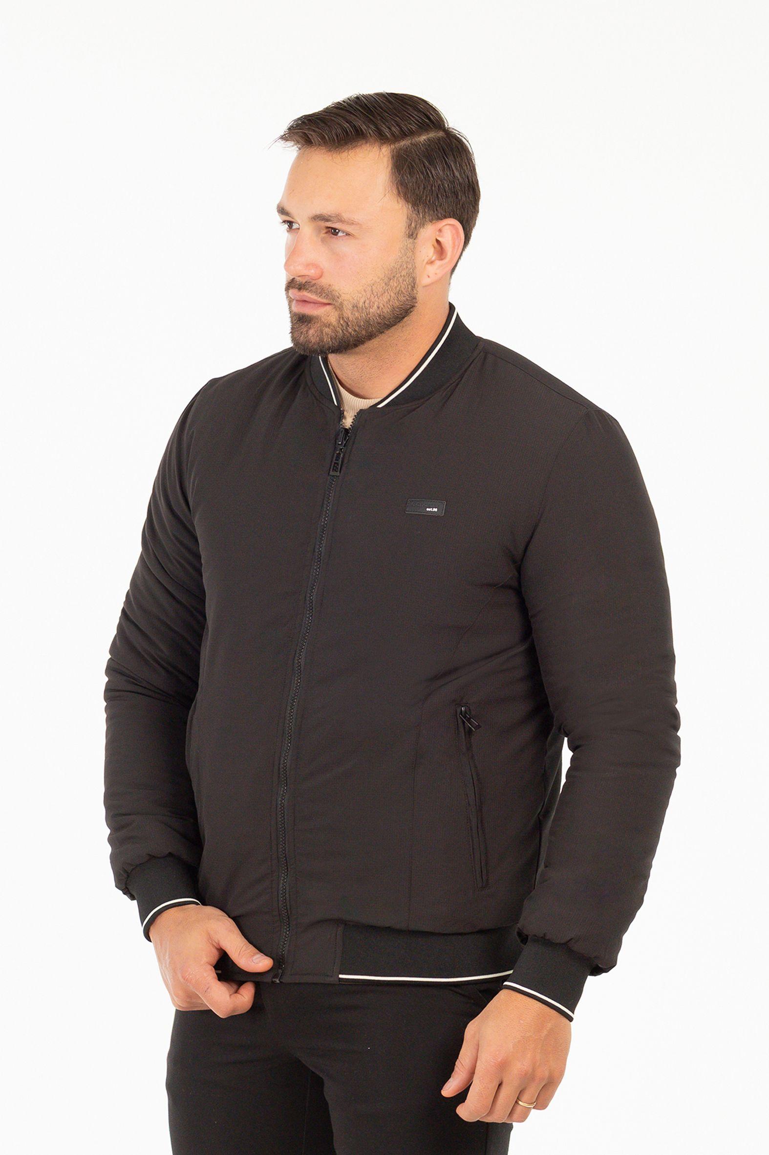 Chaqueta Bomber 2way Negro-0