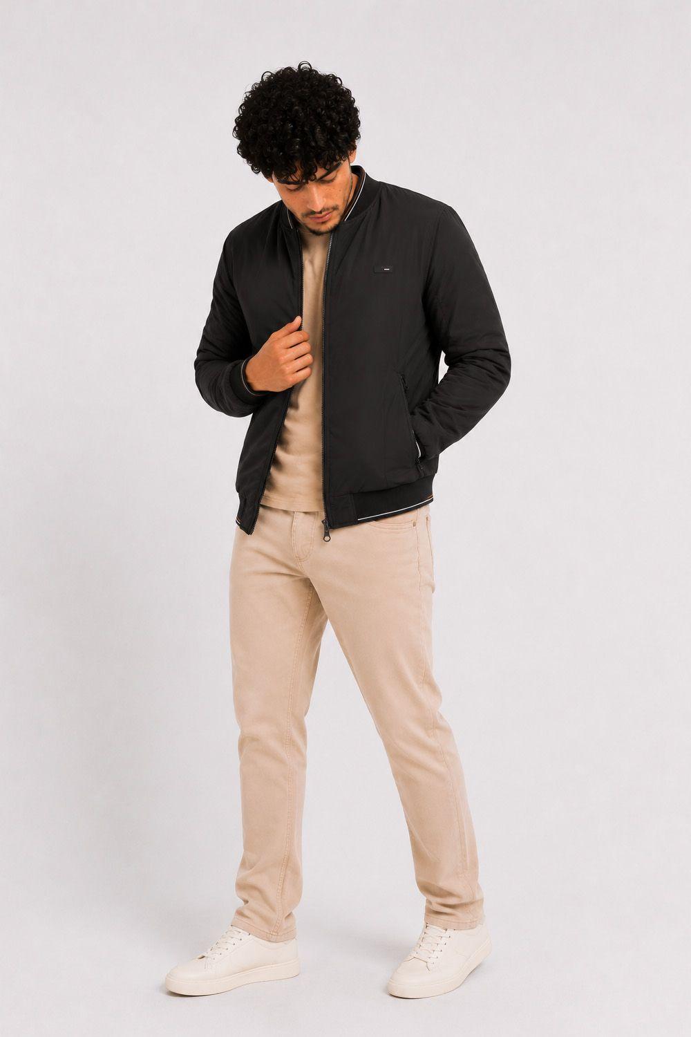 Chaqueta Bomber 2way Negro-1