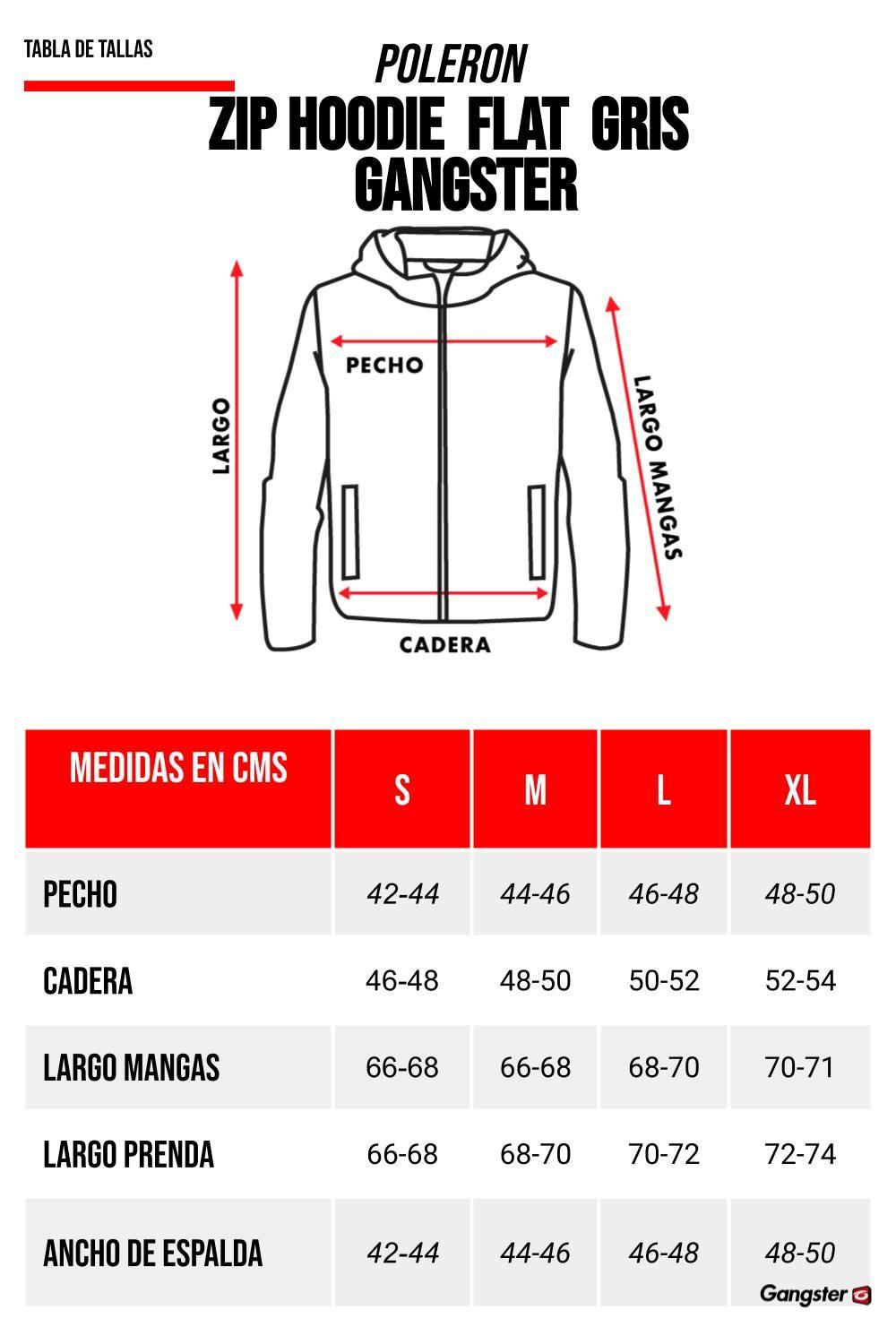 Poleron Full Zipper Cozy Gris Gangster-4