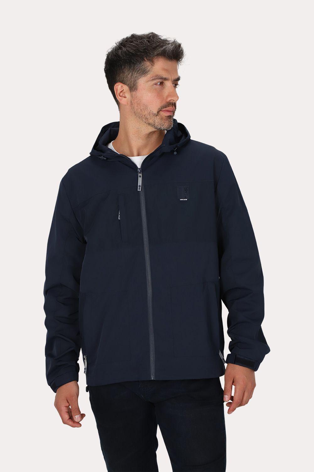 Cortaviento Reversible Boreal Azul Marino Gangster-0