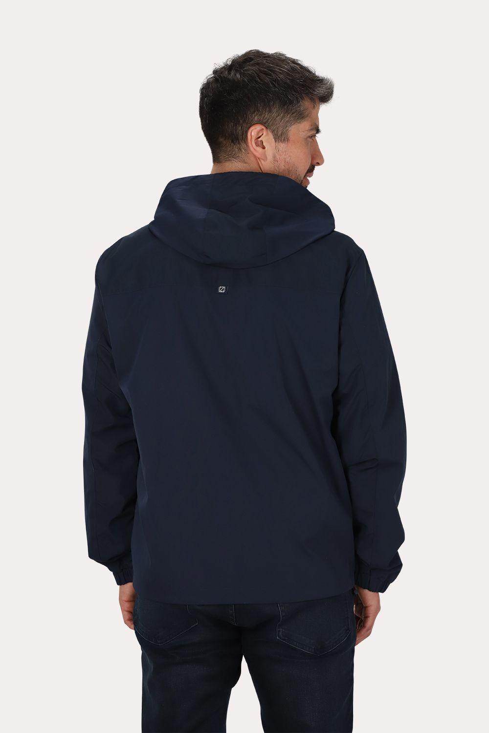 Cortaviento Reversible Boreal Azul Marino Gangster-1