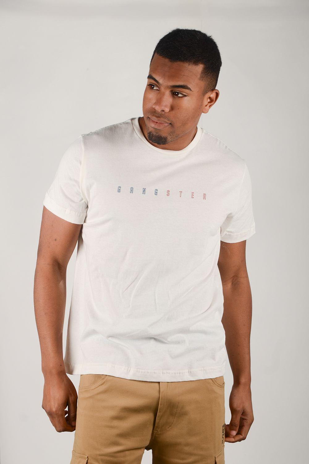 Polera Mc Básica Vivid Blanco Gangster-0