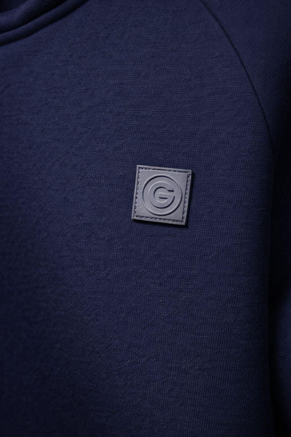 Polerón Full Zipper Fleece Classic Azul Marino-3