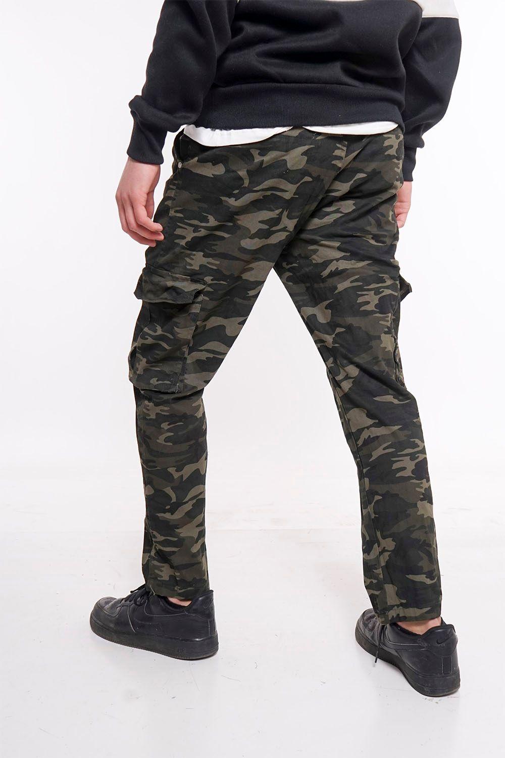 Pantalon Jogger Canvas Tradicional Militar Gangster-1