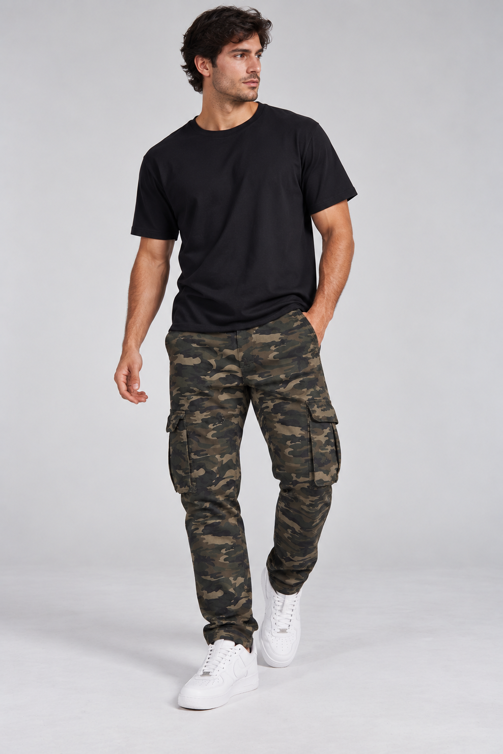 Pantalon Jogger Canvas Tradicional Militar Gangster-3