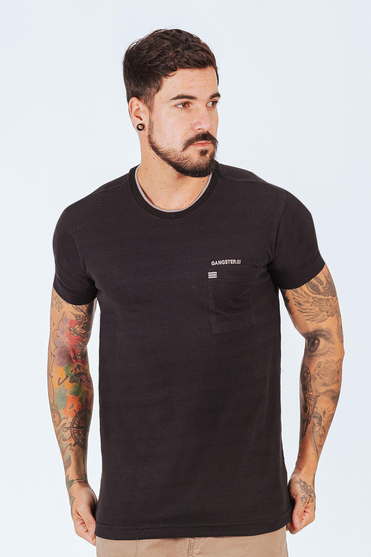 Polera Mc Especial Natal Negro Gangster-0