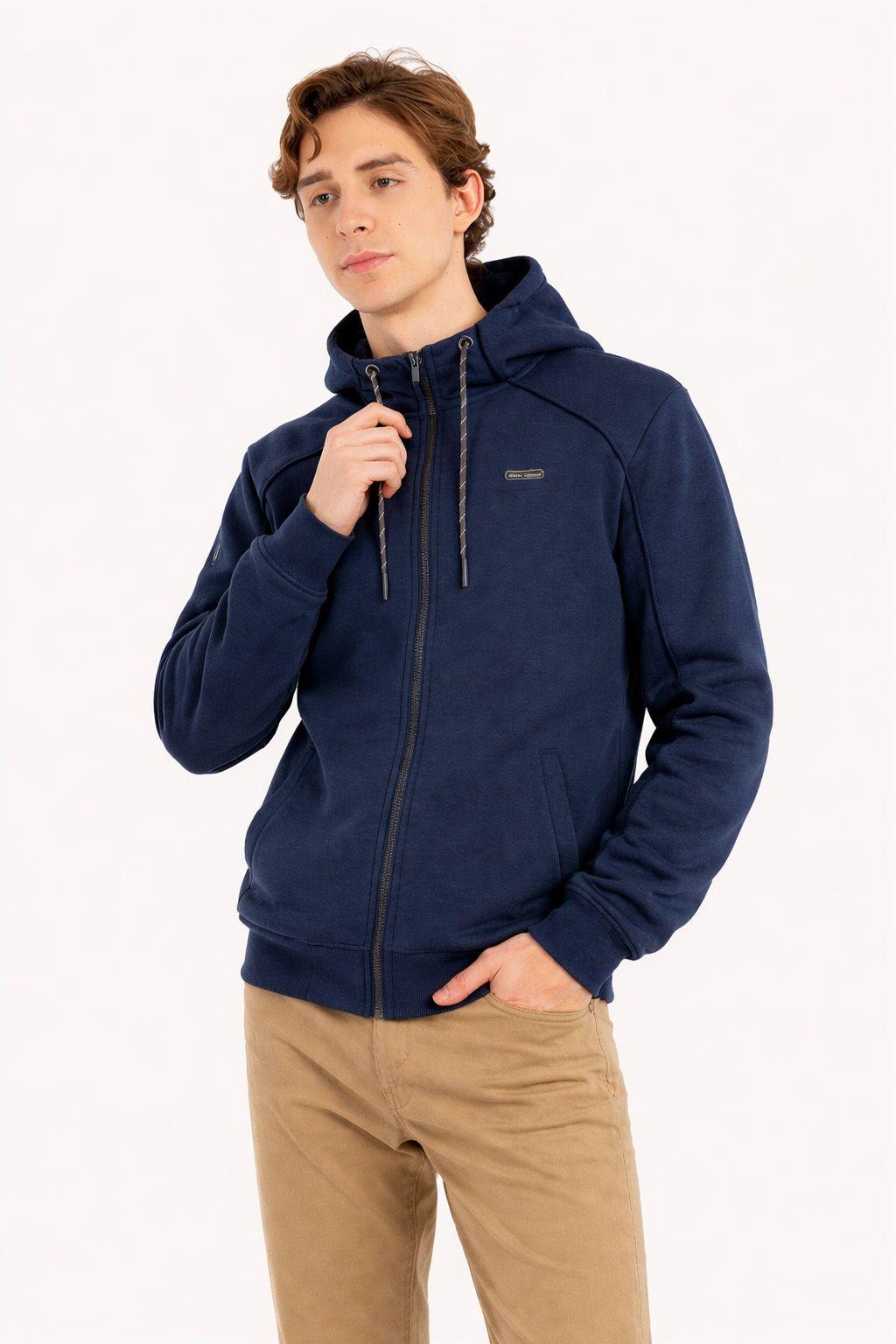 Poleron Fullzipper Change Aziul Marino-0