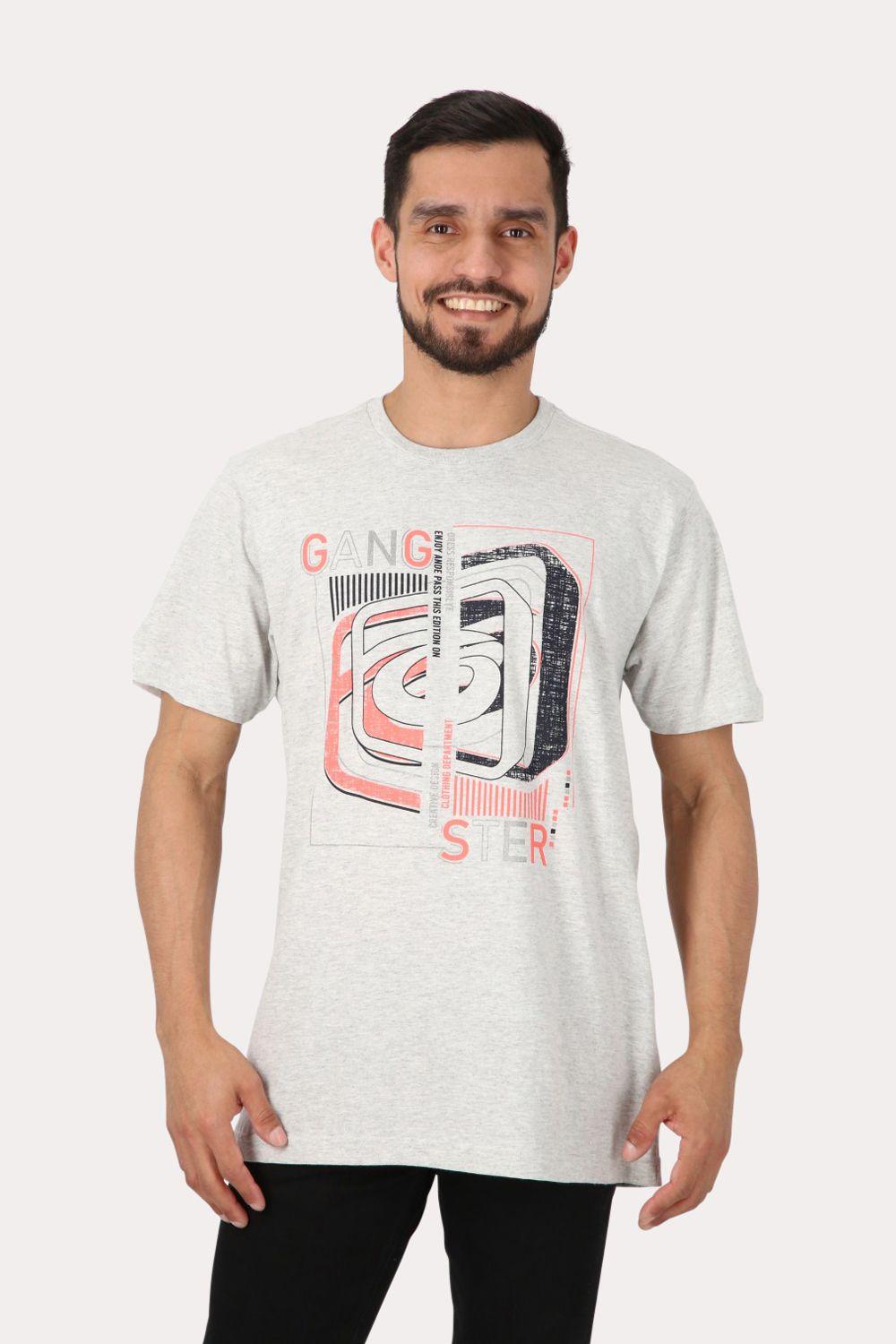 Polera Mc Básica Artful Gris Gangster-0