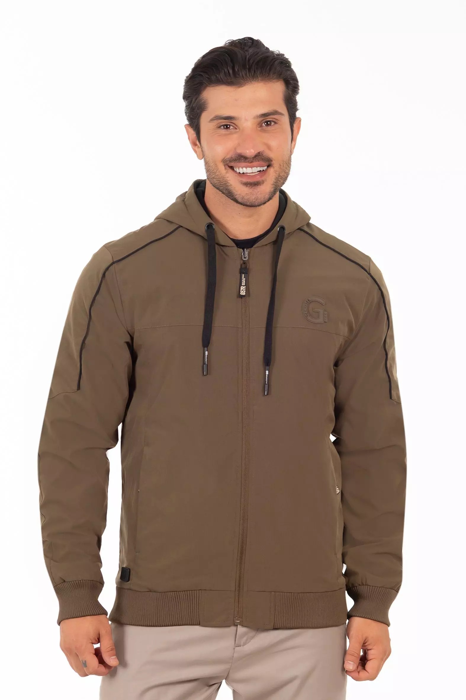 Cortaviento Reversible Flip Grafito Gangster-0