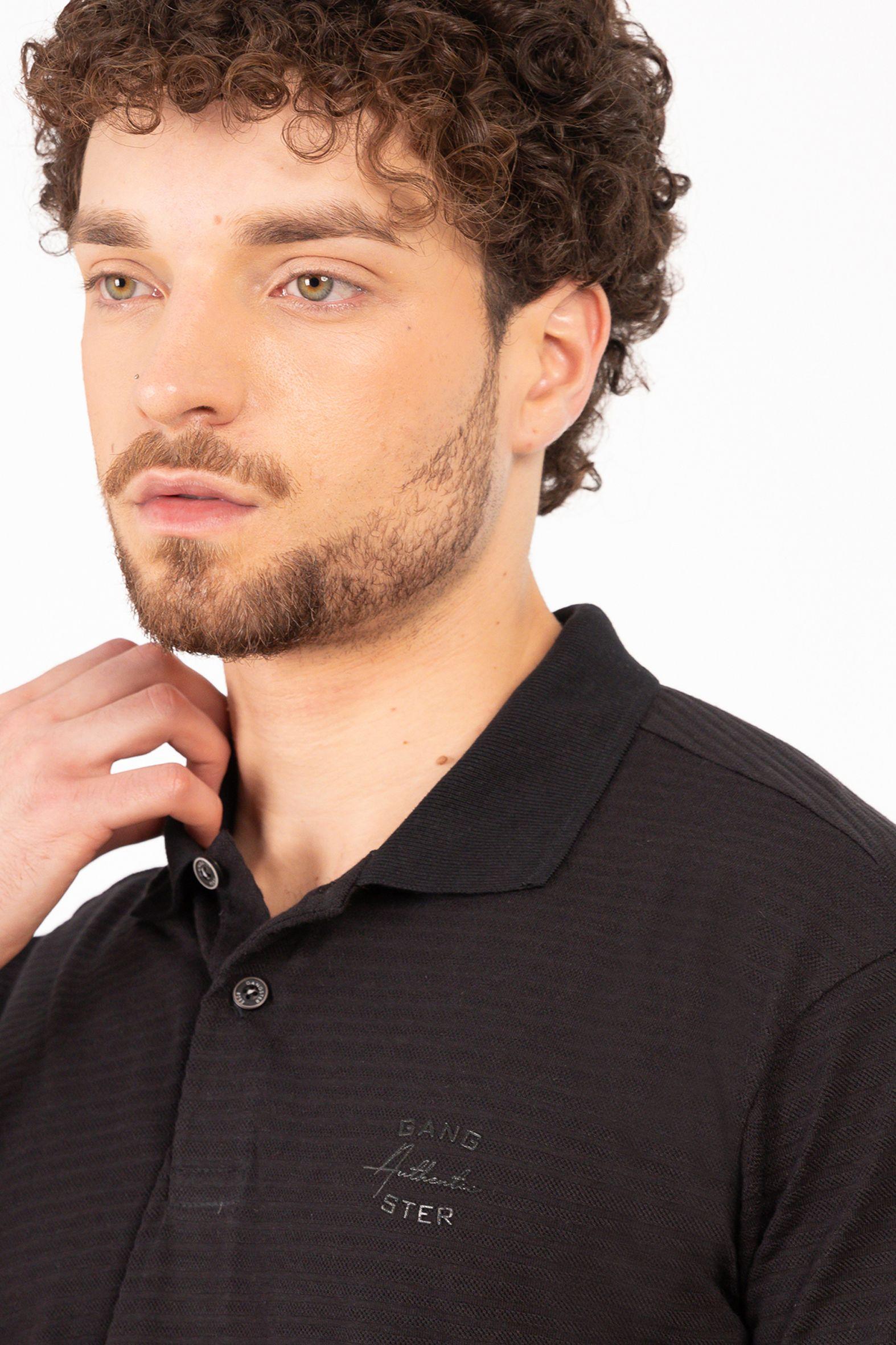 Polera Polo  Pershing Negro-3