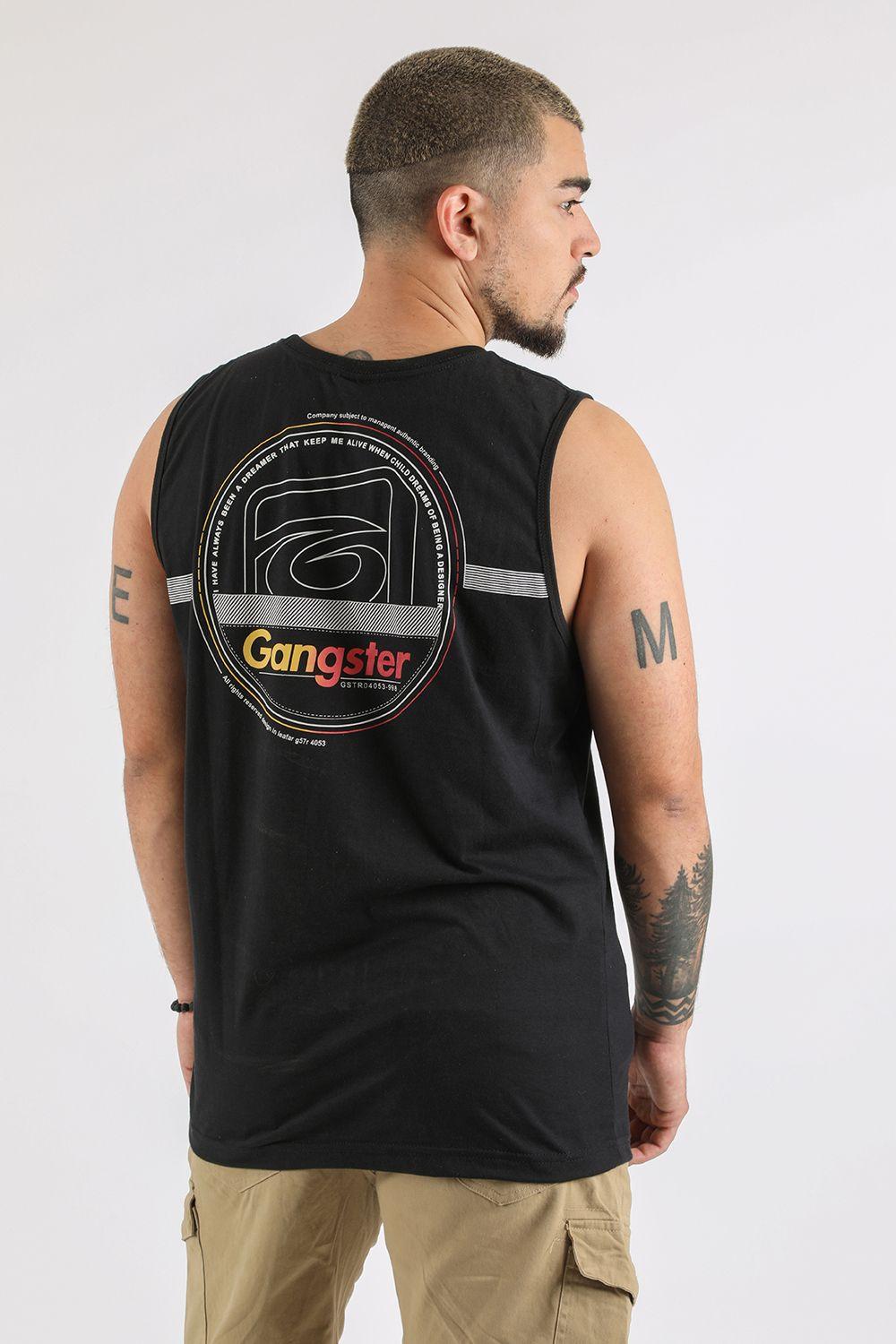 Polera Sm Sunset Negro Gangster-2