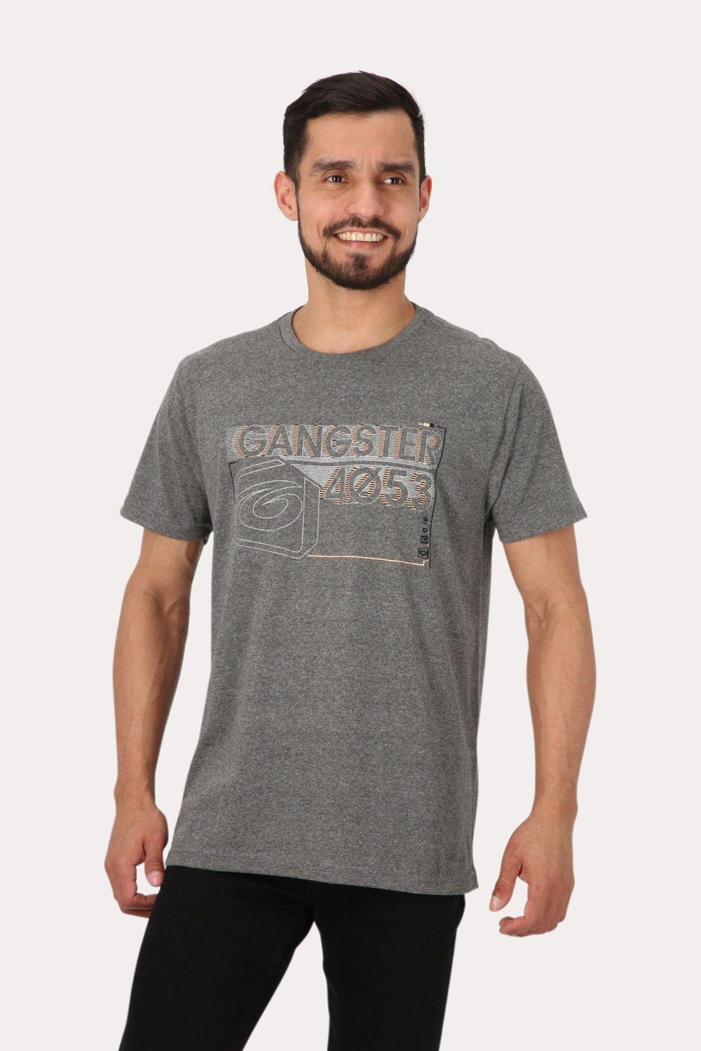 Polera Mc Básica Ponta Gris Gangster-0