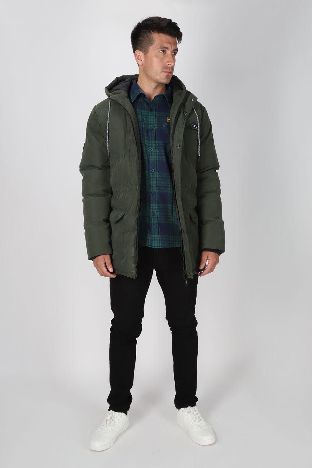 Chaqueta Canvas Boston Verde Gangster-3