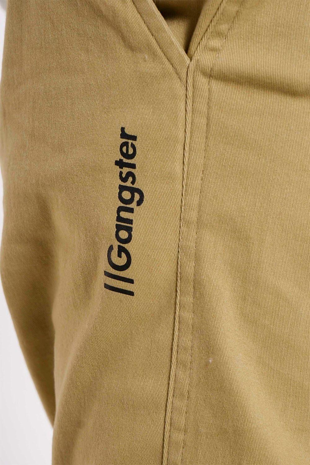 Pantalon Jogger Canvas Over Kaki Gangster-2