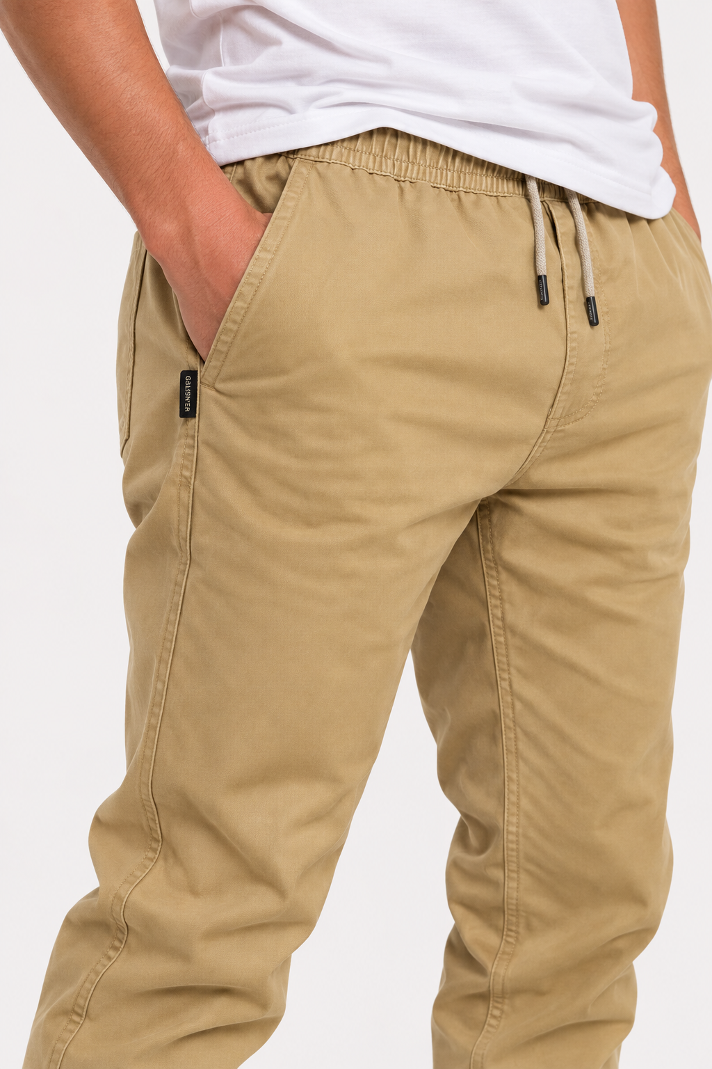 Pantalon Jogger Canvas Over Kaki Gangster-2