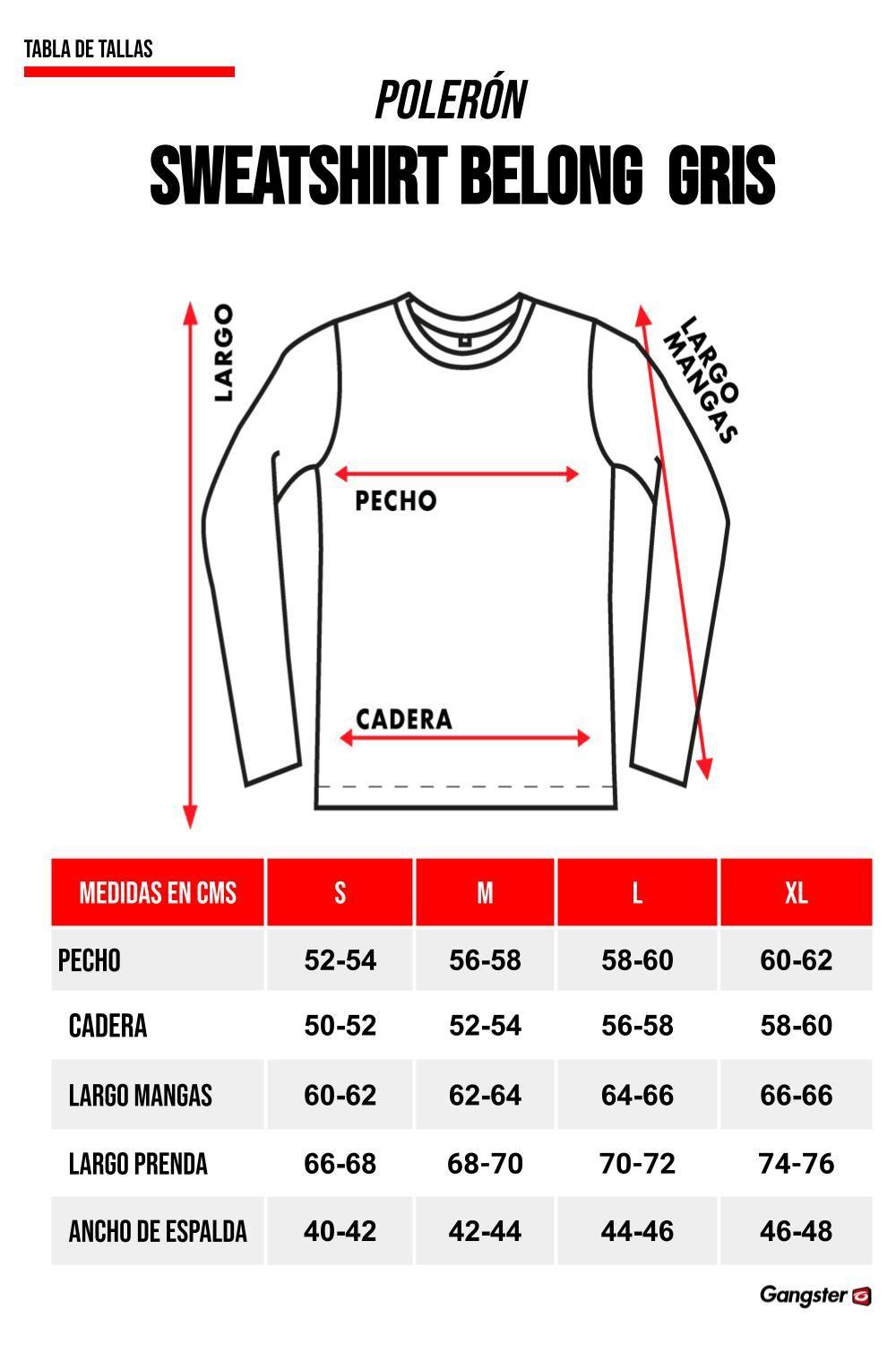 Poleron Crew Belong Gris Gangster-4