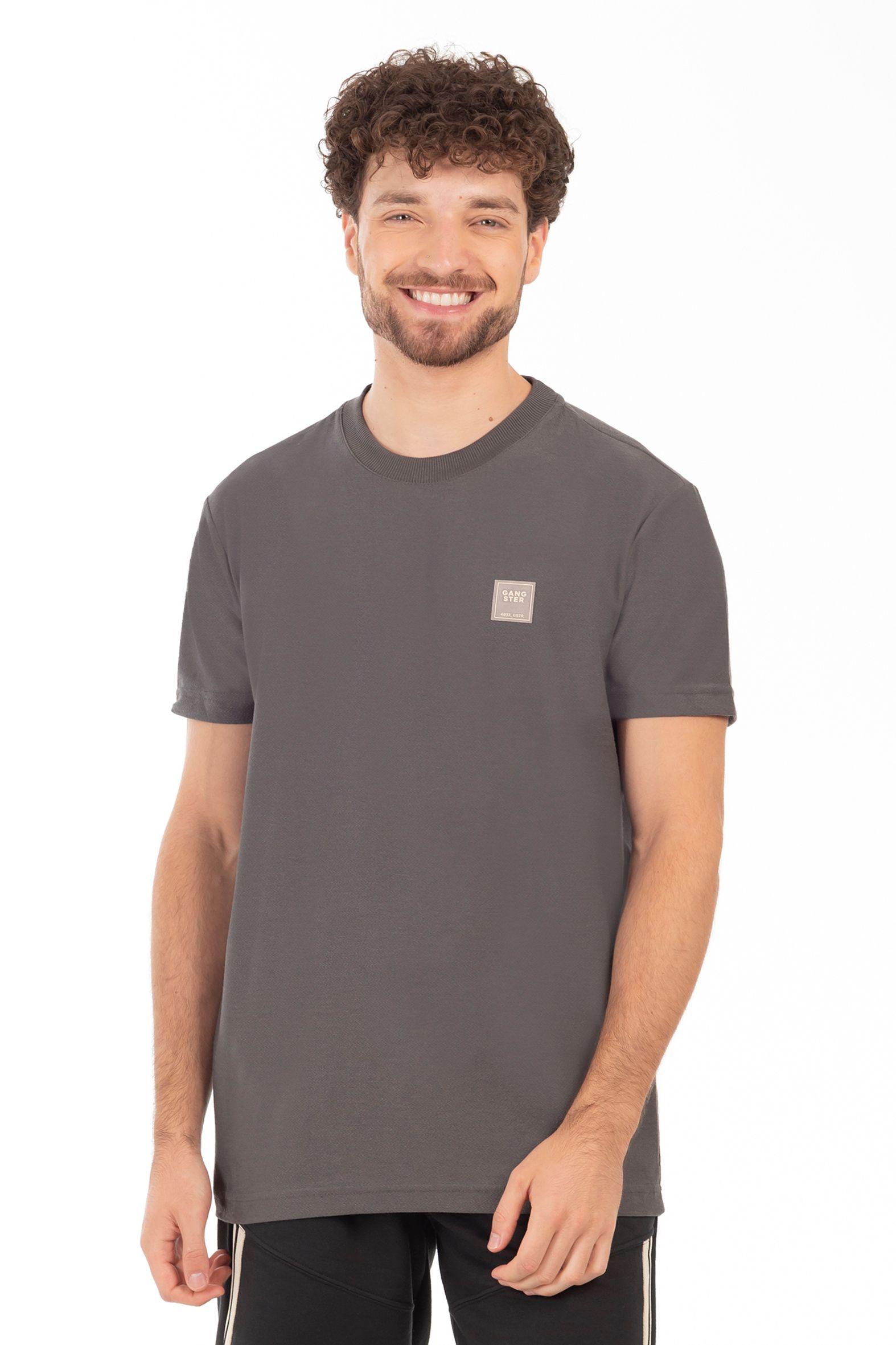 Polera Mc Textura Franklin Grafito-0