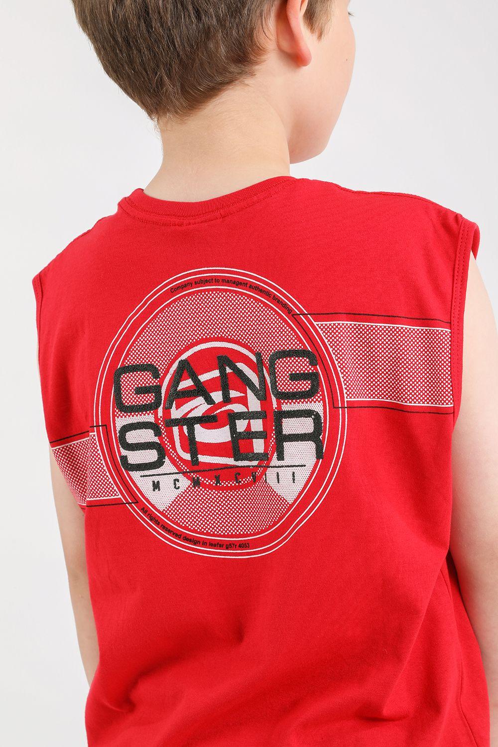 Teen Polera Sm Polka Rojo Gangster-1