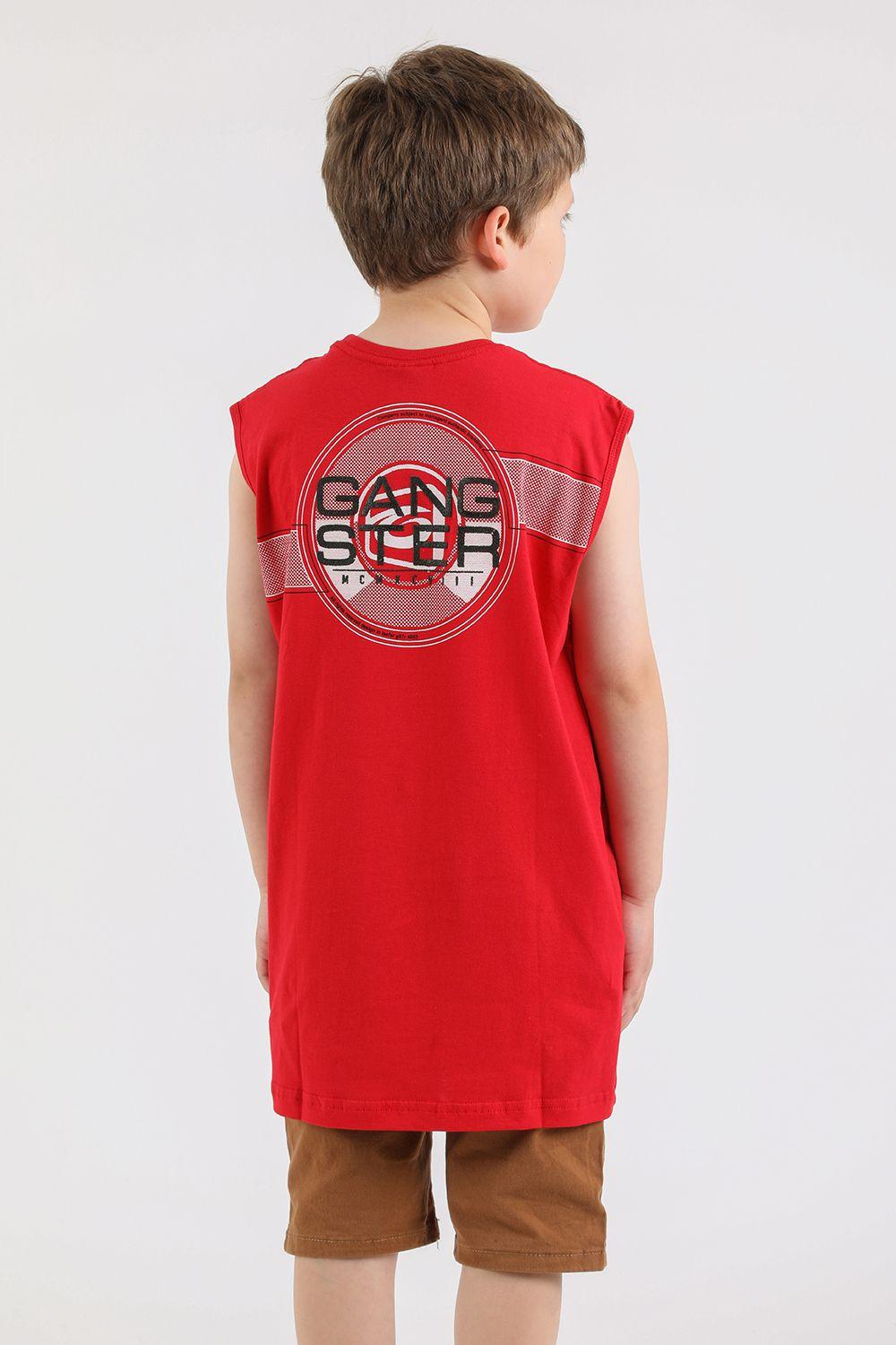 Teen Polera Sm Polka Rojo Gangster-2