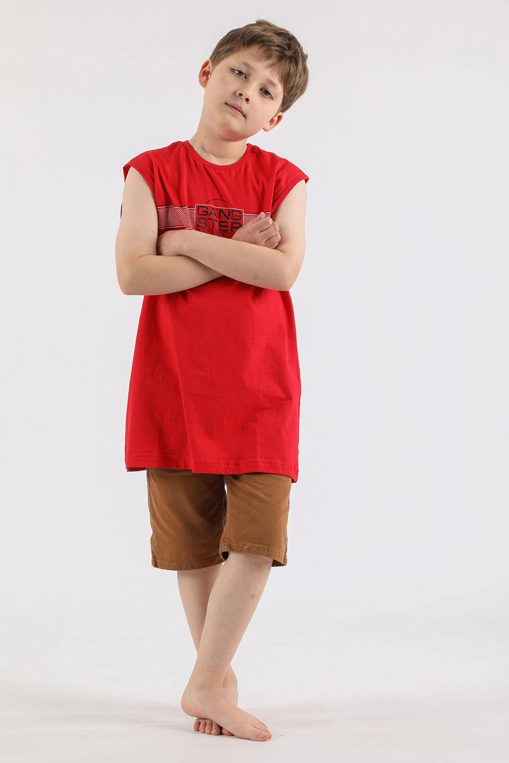Teen Polera Sm Polka Rojo Gangster-3