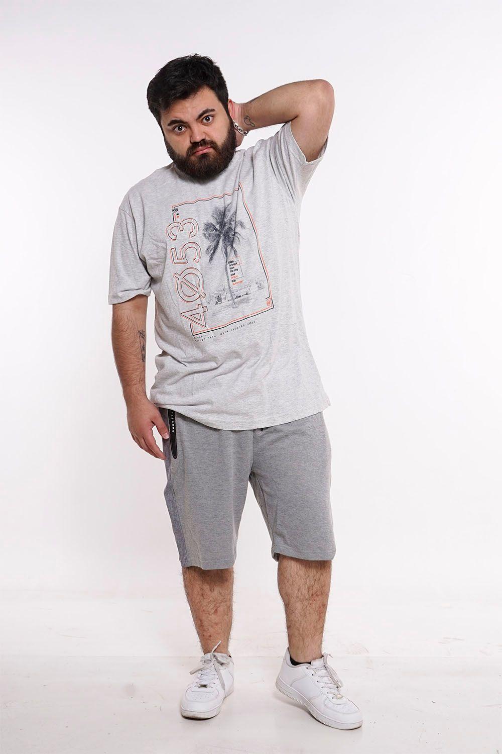 Plus Polera Mc Básica 4053G Arena Gangster-3