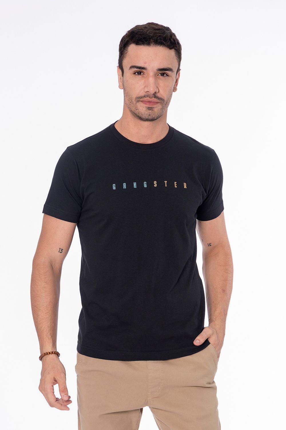 Polera Mc Básica Vivid Negro Gangster-0